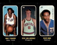 1971 Topps Stickers Basketball #25 Frazier Van Arsdale bing EX/MT *d3
