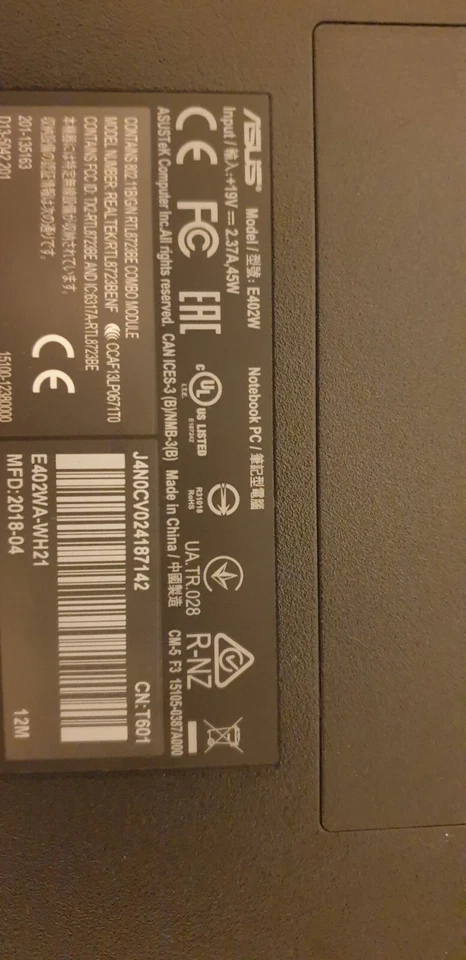 Asus VivoBook E402W - Image 4 of 4
