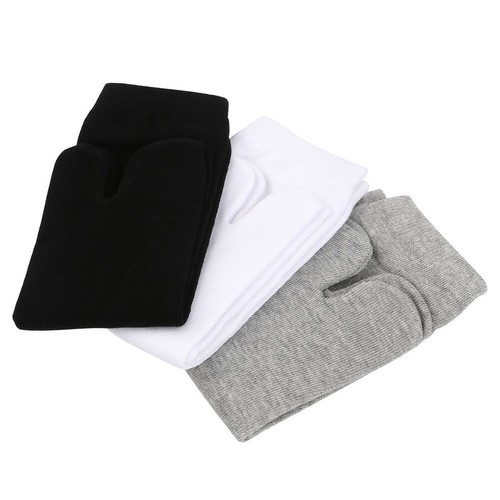 6 Pairs Socks Men Women Kimono Flip-Flop Sandal Split Toe Tabi-Ninja Socks Socks - Picture 5 of 9