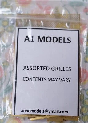 A1 Models- Assorted grilles.