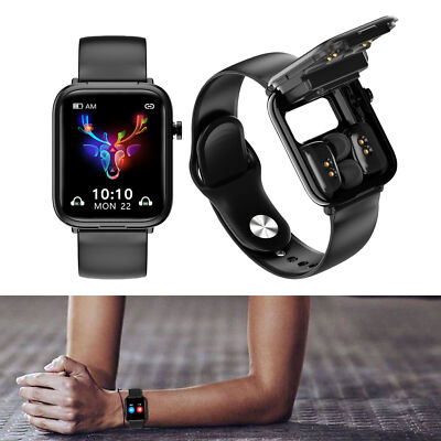 NEW Smart Watch in with Earbuds Smartwatch True Wireless Bluetooth  Headsets