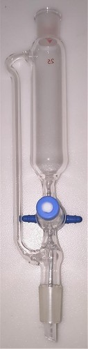 MetroWare Addition Funnel with Pressure-Equalizing Arm - 25mL - Picture 2 of 3