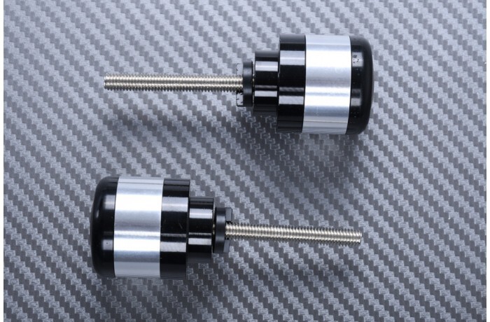 Embout de guidon 31mm argent pour Honda CB 650 R 2019 à 2021 - 2