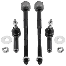 4pc Front Inner & Outer Tie Rod Ends for 2007-2016 Jeep Compass Patriot ES800408