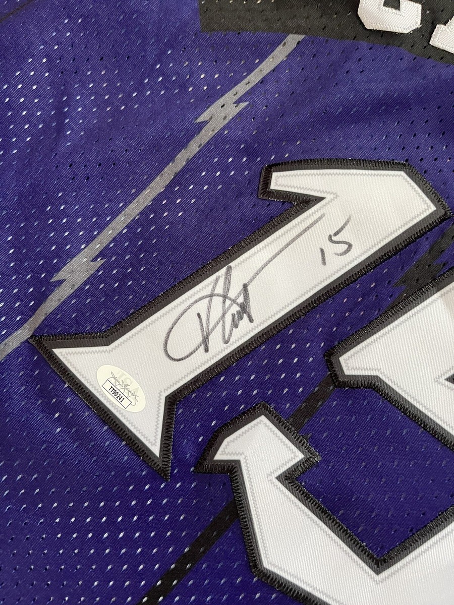 Vince Carter VC Signed Toronto Raptors Jersey NBA Star HOFer
