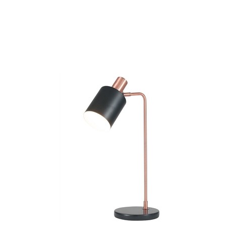 Rose Gold Table Lamp Black Copper Industrial Minimalist Desk Lamp Uni Essentials - Picture 5 of 11