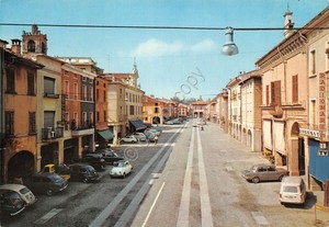 Postcard orzinuovi the Piazza Tobacco Vintage Car 1975 | eBay