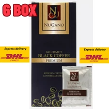 6x Nugano Black Coffee 100% Organic Ganoderma Dark Arabia Zero Calory - Fast DHL