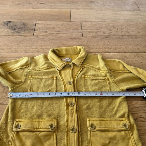 Pilcro Mustard Color Shacket Women’s Size Small - Picture 5 of 7