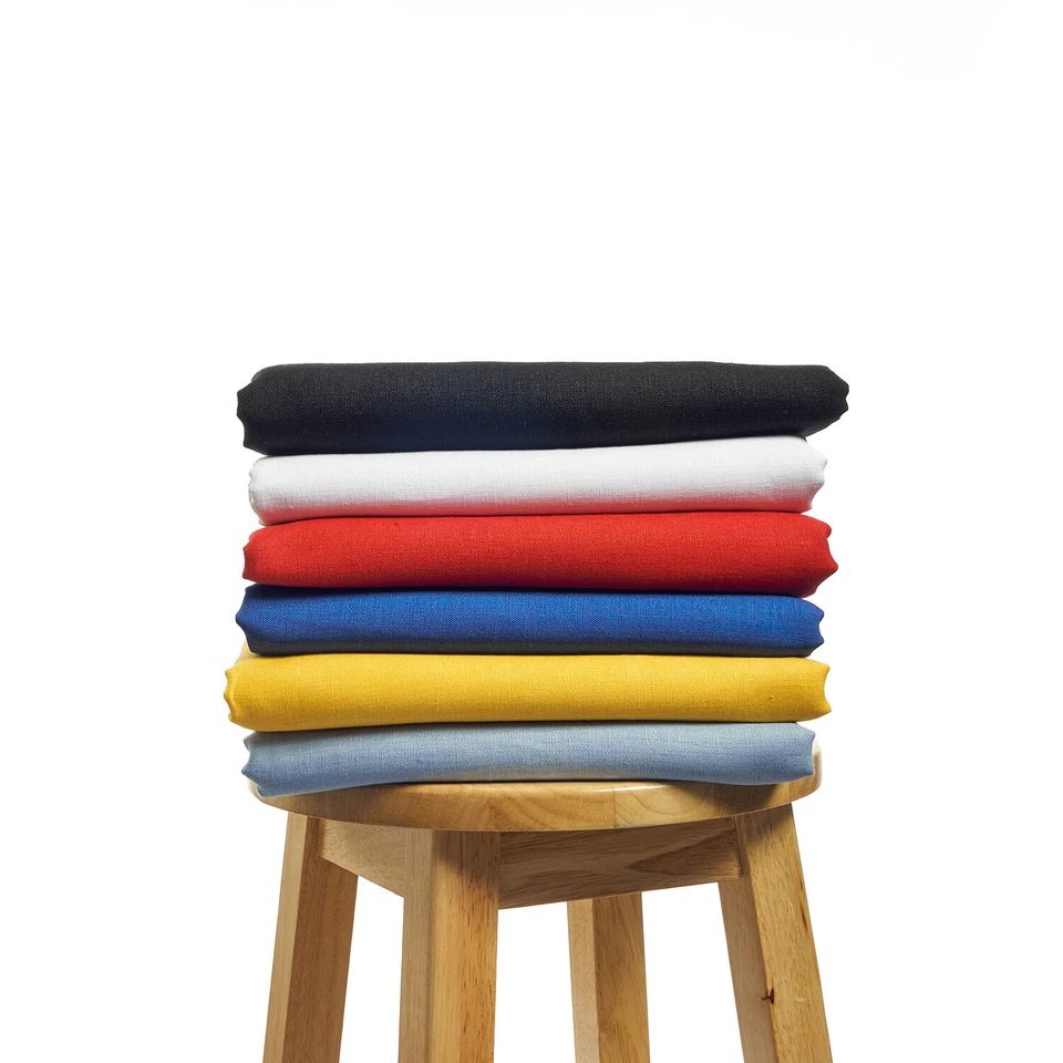 Yorkshire 6.7 oz Natural 100% Hypoallergenic Flax 58" Linen Fabric By The Yard