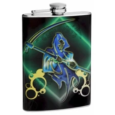 8 oz "The Reaper" Hip Flask