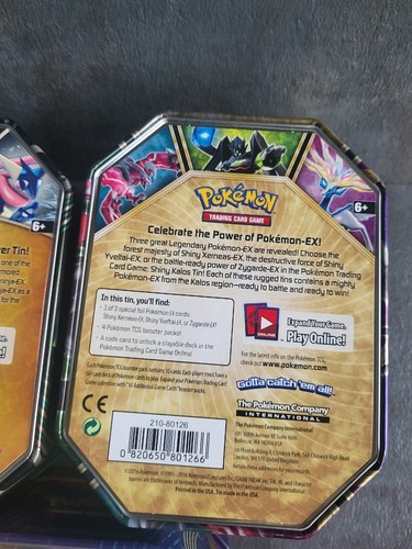(5) Pokémon Tin Cases TCG - Pikachu Delphox Hoenn Blaziken **Tin Cases ONLY** - Picture 8 of 10