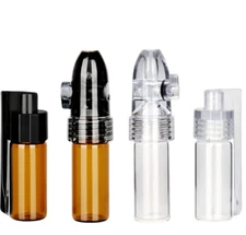 Pack of 4 Spice Powder Dispenser Tools with Spoon Small Storage Bottle Travel