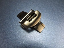 New 22mm Swiss 316L Stainless Deployment Buckle Black PVD Brush for PANERAI A