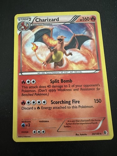 Charizard 20/149 Boundaries Crossed Holo