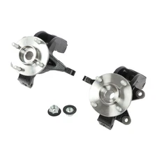 LABLT 2PCS Front Steering Knuckle & Wheel Hub Bearing Assembly For Ford Focus