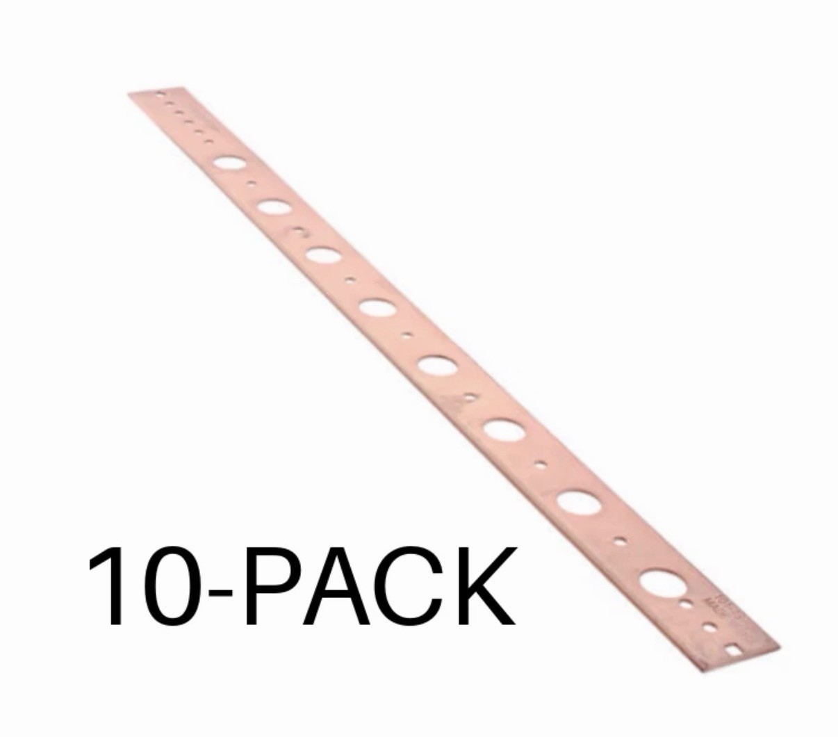 10-Pack Holdrite 101–18 1/2″ Copper Stub Bracket 20″ Long