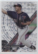 2017 Topps High Tek Pattern 1 Tidal Diffractor 160/250 Max Scherzer #HT-MS 02v3