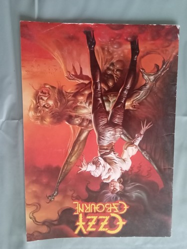 Ozzy Osbourne World Tour 1986 Tour Program Book Magazine USA Art Photo Used