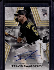 2023 Topps Baseball Stars Autographs #BSA-TSW Travis Swaggerty Pirates AUTO