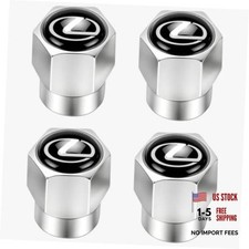 Tire Valve Stem Caps For Lexus Es350 Gs350 Gs300h Gs450h Is300 Es350 Silver-13