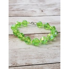 Child Size Girl's Bracelet - Green Bracelet