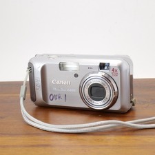 Canon PowerShot A460 fotocamera digitale 5 MP argento 4x zoom ottico CORROSO NO POWER