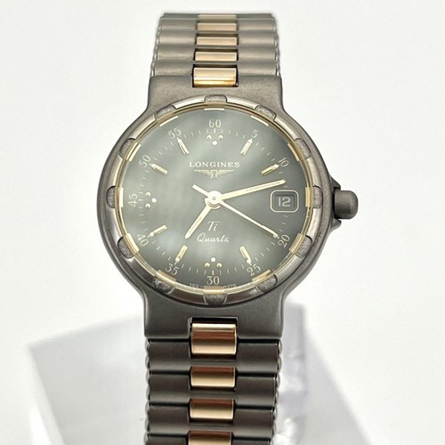 Longines Conquest VHP Reloj Mujer Titanio con Batería Nueva De Japón - Imagen 3 de 9