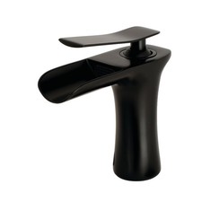 Kingston Brass LS842.QLL Executive 1.2 GPM 1 Hole Bathroom Faucet - Black