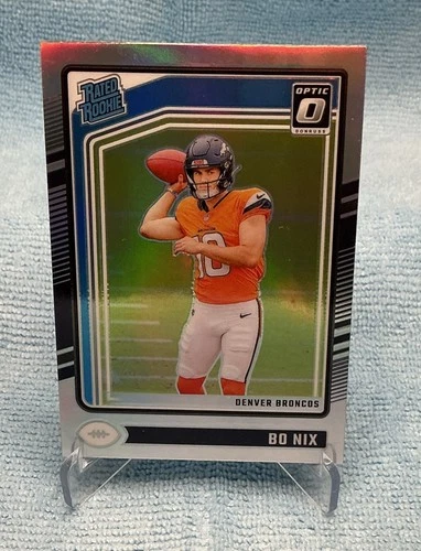 2024 Panini Donruss Optic - Rated Rookie Bo Nix #209 Holo Prizm (RC)