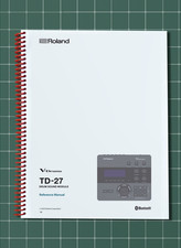 Roland TD-27 5 in 1 Owners Manual Guide Instructions 220 Pages USA Made