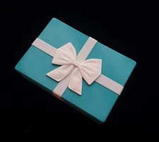 Custom 3D Printed Domino Set "Tiffany Co. Inspired" & Real Swarovski Crystals.