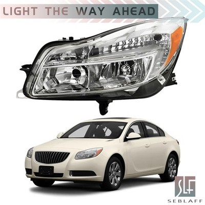 Headlight For Buick Rega 2011 2012 2013 Halogen Headlamp Chrome Driver Left Side