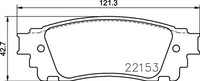 Brembo P 83 166 Bremsbelagsatz, Scheibenbremse For Lexus Toyota