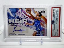 2022 Court Kings Kennedy Chandler RC Heir Apparent Sapphire Auto 6/25 PSA 9