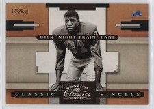 2008 Donruss Classics Classic Singles Silver /250 Dick Lane Night Train HOF 0g1b