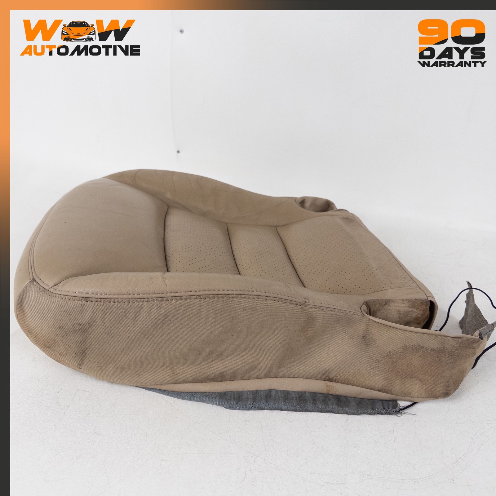 05-11 CHEVROLET CORVETTE C6 FRONT RIGHT BOTTOM LOWER SEAT CUSHION BEIGE OEM