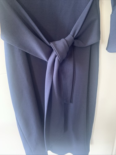 Linea Size 12 Bodycon Navy Dress - Picture 3 of 5