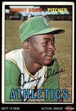1967 Topps #282 Blue Moon Odom Athletics 1.5 - FAIR