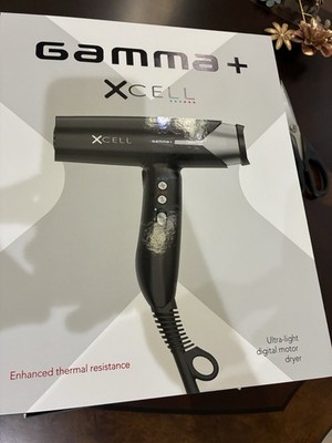 Gamma+ XCell Professional Ionic Hair Dryer Digital Motor | Open Box New