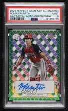 2022 Leaf Perfect Game All-American Classic 4/5 Roman Martin PSA 9 MINT Auto 8d2