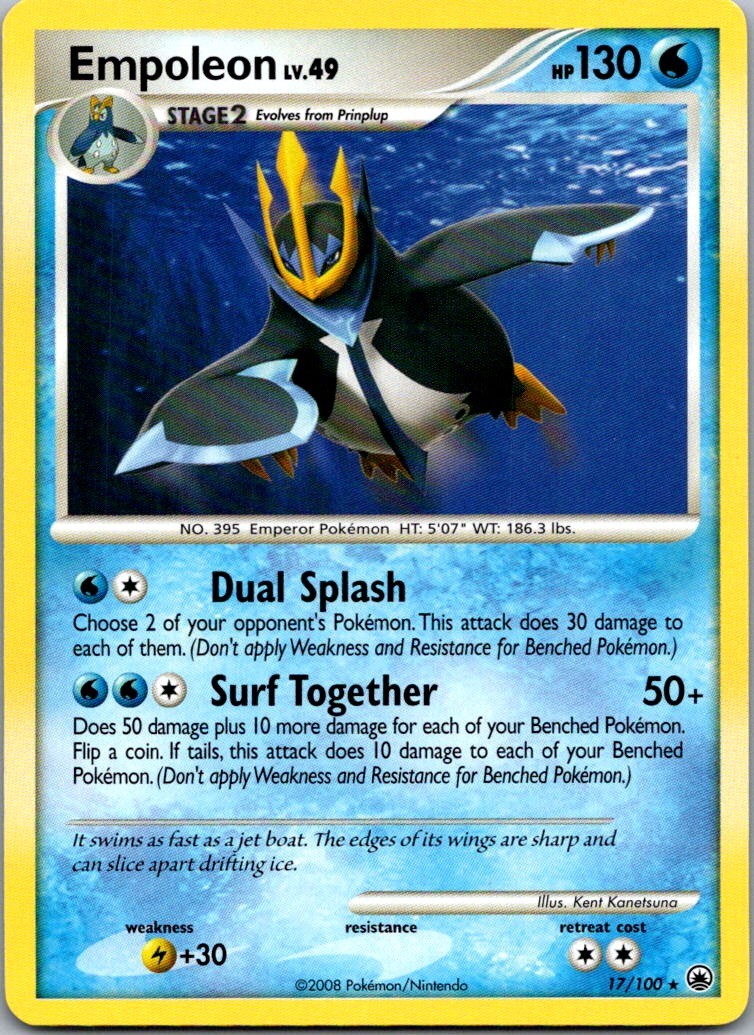 Empoleon 17/100 Majestic Dawn Rare LP