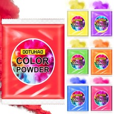Color - 7 Colors Run Powders, 3.5oz/100g Each Color, Holi for Colored Toss, a...