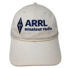 ARRL Amateur Radio Strapback Baseball Cap Beige One Size Adjustable Hit Wear