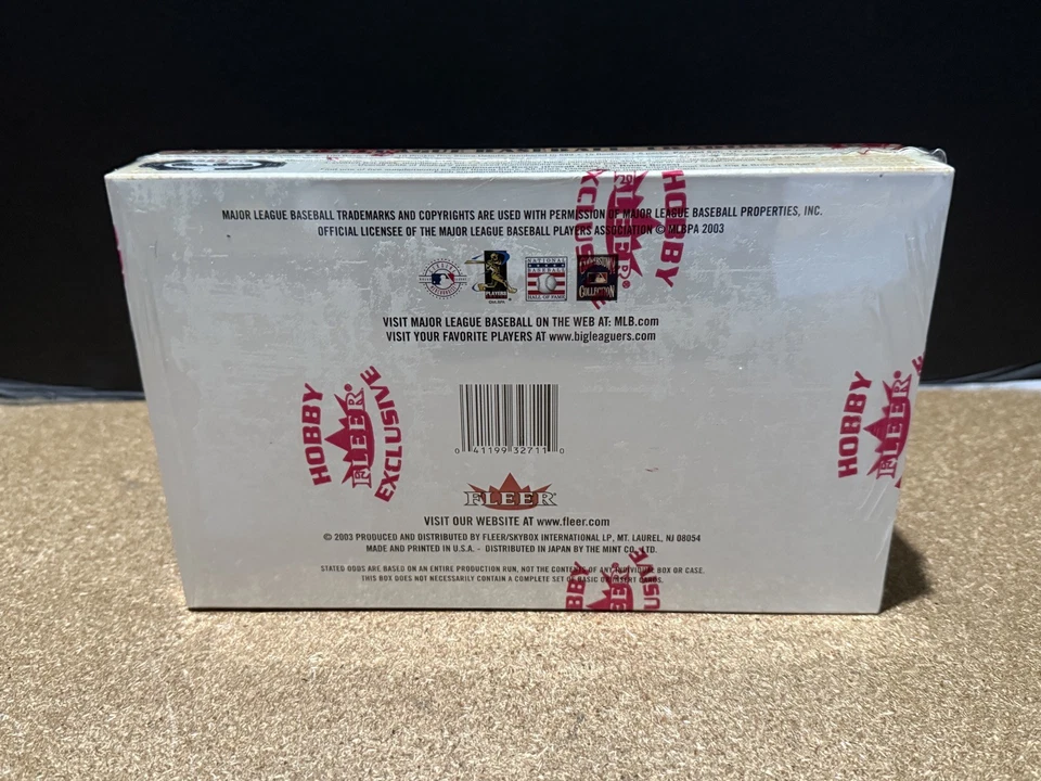 2003 FLEER BOX SCORE BASEBALL FACTORY SEALED 18 PACK HOBBY BOX MLB - Image 2 of 4