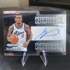 Jalen Duren AUTO Sensational Signatures 2024-25 Panini Prizm Black Pistons