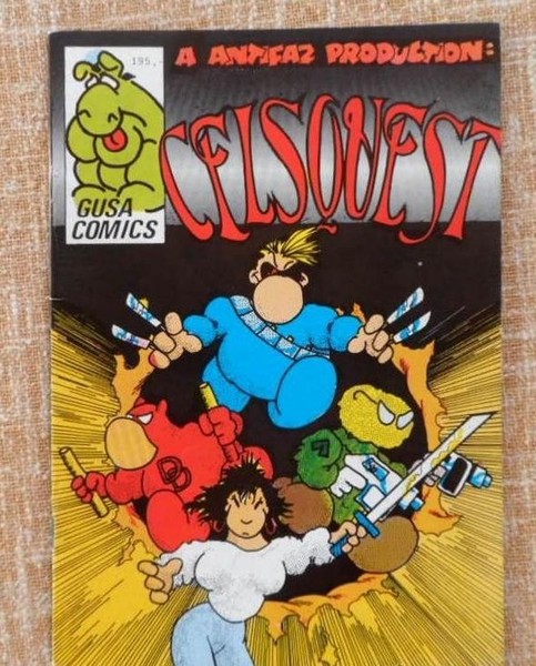CelsQuest Comic, número 1, Gusa Comics, A Antifaz Production, Cels Piñol, Roque