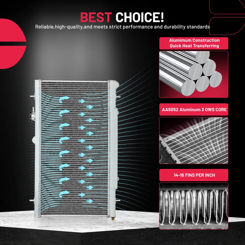 2-ROW 40mm FULL ALUMINUM RACING RADIATOR FIT FOR 2003-2005 Subaru Impreza 2.0L Foto 4 de 4