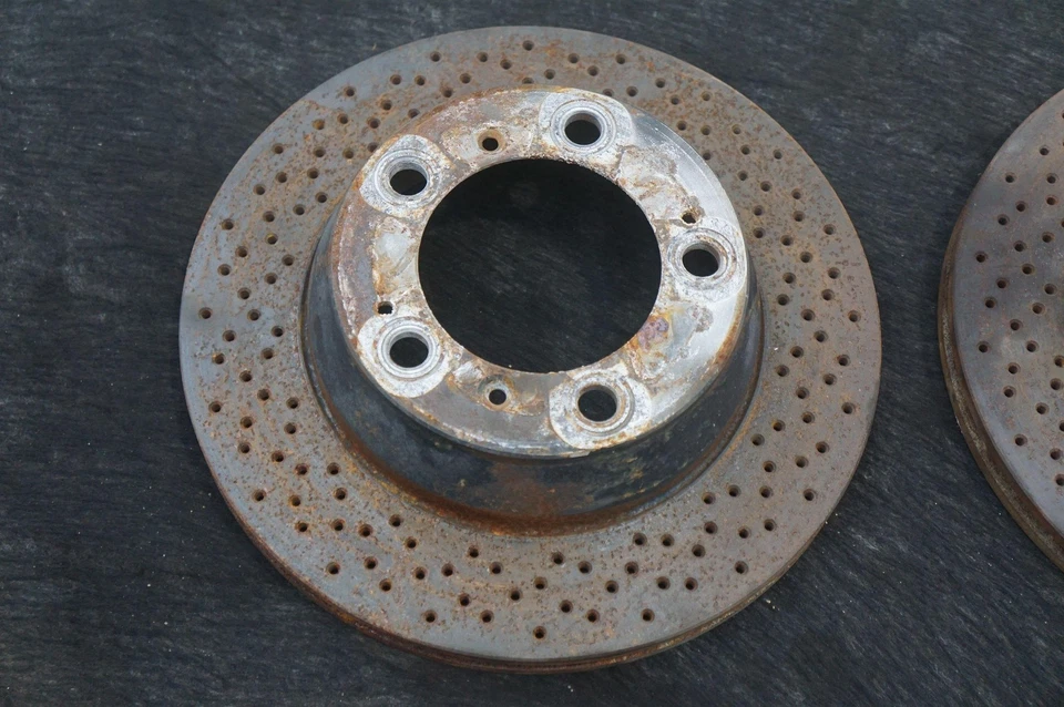 Juego 2 Rotores Traseros Izquierdos Derecho OEM 99635240104 Porsche 911 996 Carrera Cabrio 99-05 Foto 4 de 4