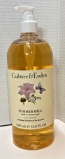 Crabtree Evelyn Summer Hill Scented Bath Shower Gel 33.8 Fl Oz Jumbo, NEW